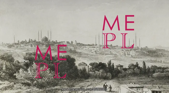 : Ottoman Empire. Turkey. Adrianople - Panorama : Ottoman Empire. Turkey. Adrianople - Panorama