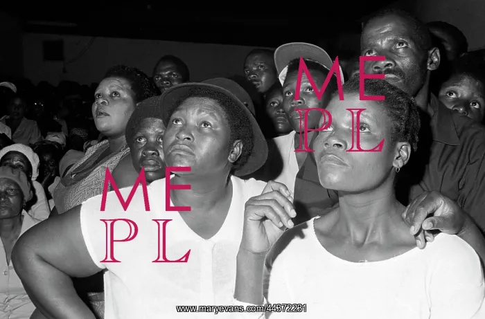 : Oukasie protest meeting. At the time the people of : Oukasie protest meeting. At the time the people of