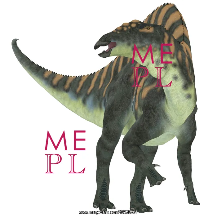 : Ouranosaurus dinosaur, white background : Ouranosaurus dinosaur, white background