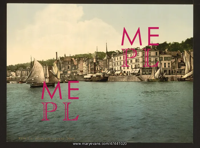 : The outer port, Honfleur, France : The outer port, Honfleur, France