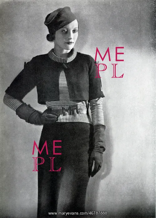 : Outfit designed by Maggy Rouff : Outfit designed by Maggy Rouff