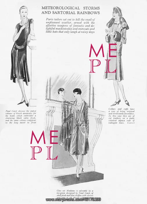 : Three outfits from Paul Caret designed specifically : Three outfits from Paul Caret designed specifically