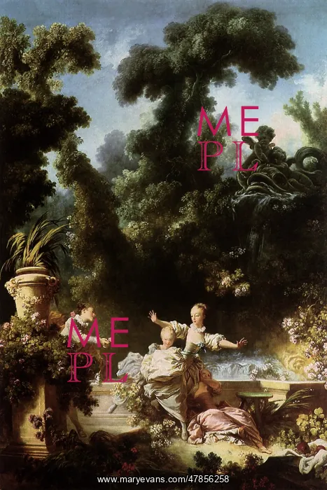  : Outrunning Love, by Fragonard