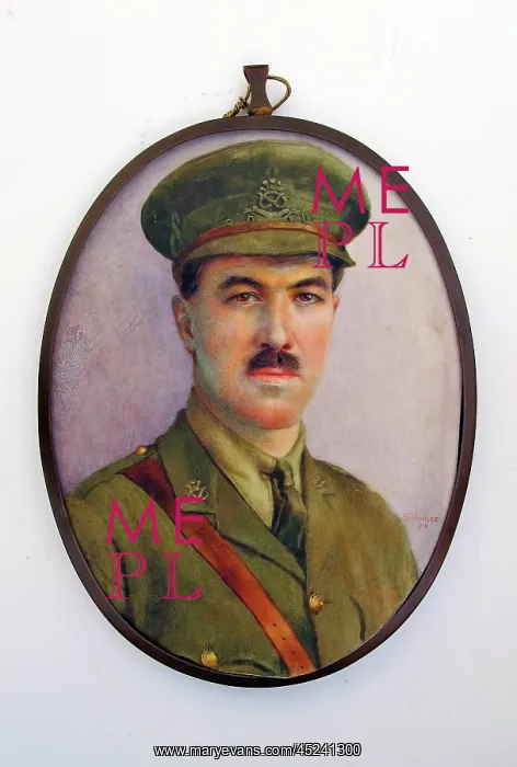 : Oval miniature - Harold Vaughan Tattersall : Oval miniature - Harold Vaughan Tattersall