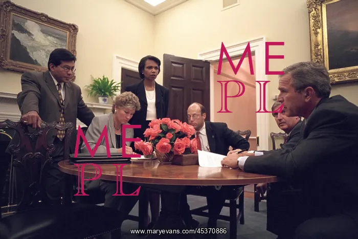 : Oval Office meeting on the evening of Sept. 11 : Oval Office meeting on the evening of Sept. 11