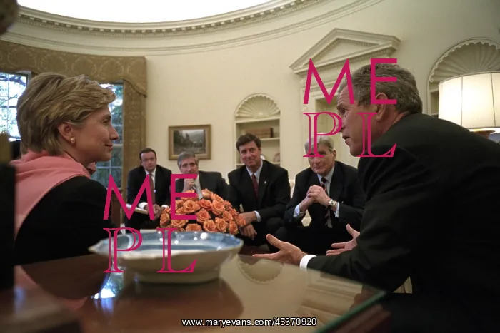 : Oval Office meeting on Sept. 13, 2001, 2 days following : Oval Office meeting on Sept. 13, 2001, 2 days following