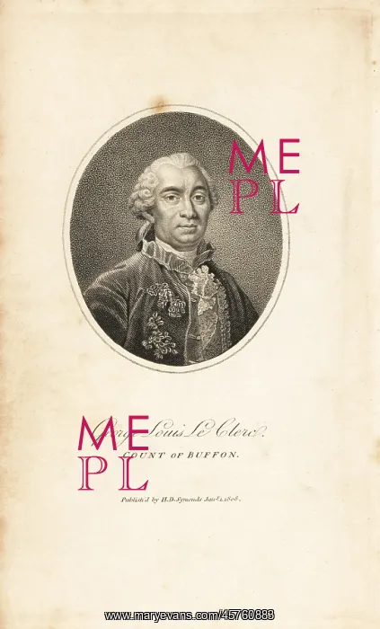 : Oval portrait of George Louis Le Clerc, Count of Buffon : Oval portrait of George Louis Le Clerc, Count of Buffon