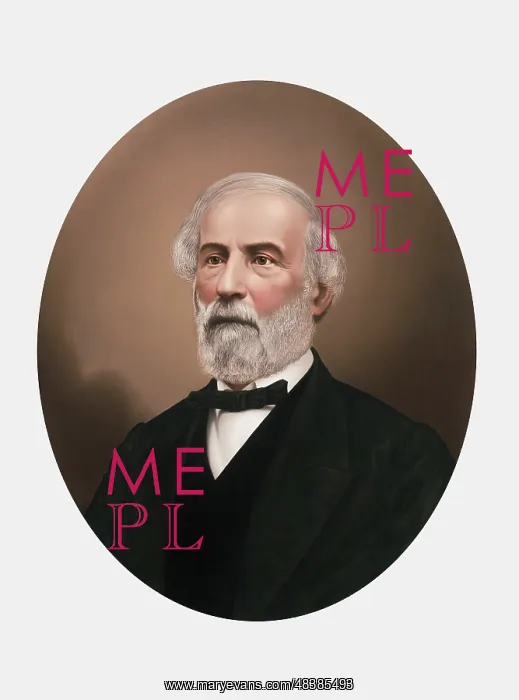: An oval portrait of Robert E. Lee : An oval portrait of Robert E. Lee