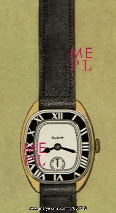  : Ovate Gold Watch
