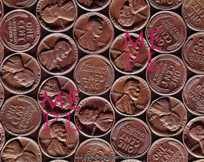 : overall pattern abraham lincoln copper pennies : overall pattern abraham lincoln copper pennies