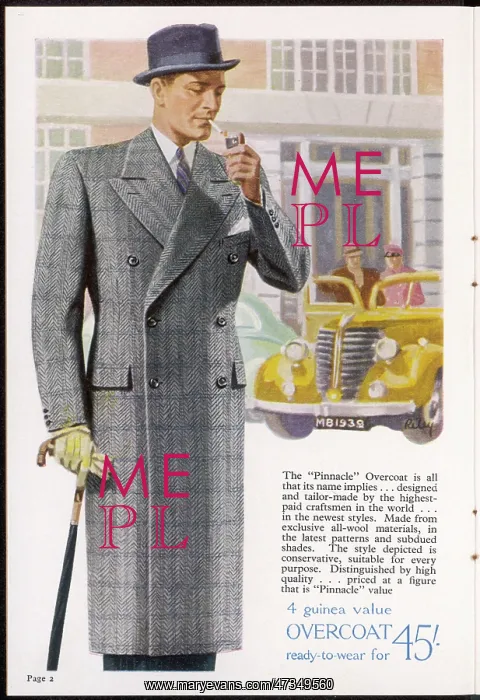 : Overcoat - Burton 1938 : Overcoat - Burton 1938