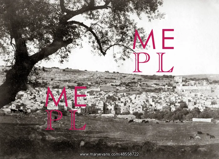  : Overlooking Palestine (Israel) circa 1890