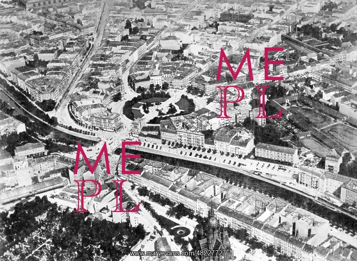 : Overview of Berlin Kreuzberg, around 1900 : Overview of Berlin Kreuzberg, around 1900