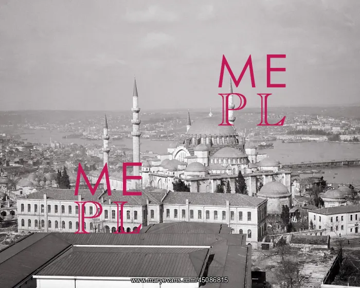: Overview Minarets of the Suleymaniye Mosque Built : Overview Minarets of the Suleymaniye Mosque Built