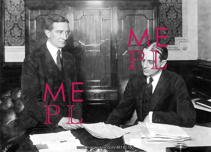 : Owen Young and Parker Gilbert, 1924 : Owen Young and Parker Gilbert, 1924
