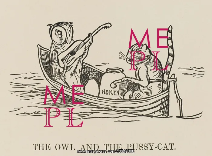 : Owl and the Pussy-Cat, Edward Lear : Owl and the Pussy-Cat, Edward Lear