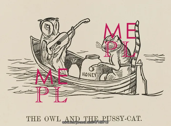 : Owl and the Pussy-Cat, Edward Lear : Owl and the Pussy-Cat, Edward Lear