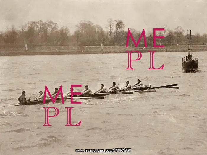  : Oxford practising for the Boat Race