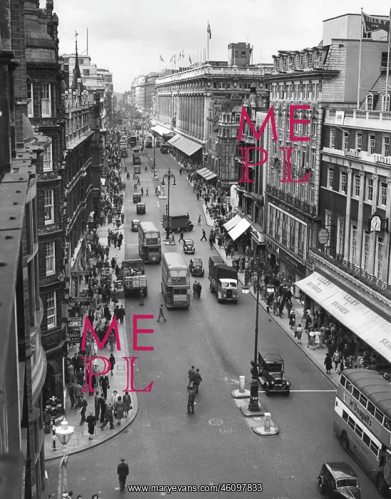 : Oxford Street, c. 1950 : Oxford Street, c. 1950