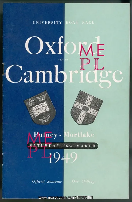 : OXFORD V CAMBRIDGE 1949 : OXFORD V CAMBRIDGE 1949