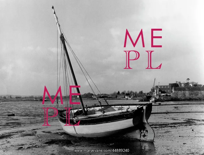 : Oyster boat on River Exe, Topsham, Devon : Oyster boat on River Exe, Topsham, Devon