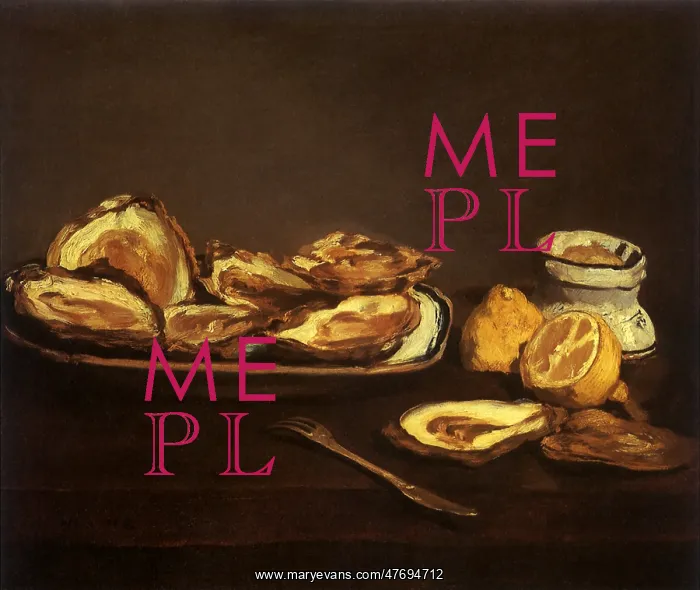  : Oysters, by Manet