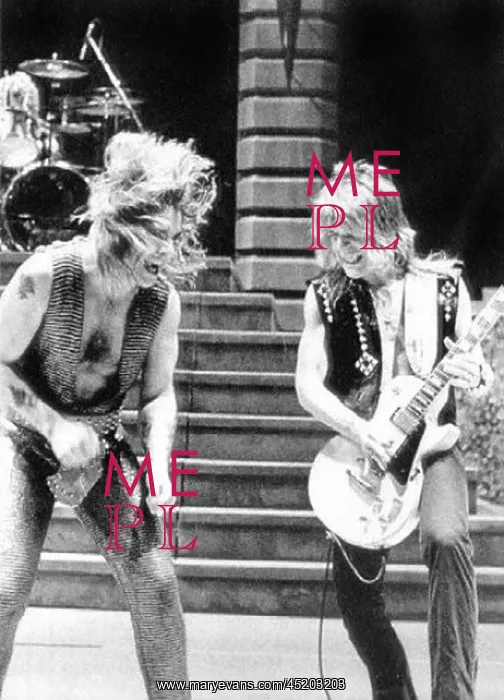 : Ozzy Osbourne and Randy Rhoads, c. 1981. ? : Ozzy Osbourne and Randy Rhoads, c. 1981. ?