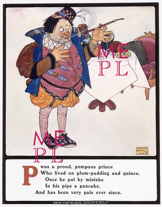 : P was a proud, pompous prince : P was a proud, pompous prince