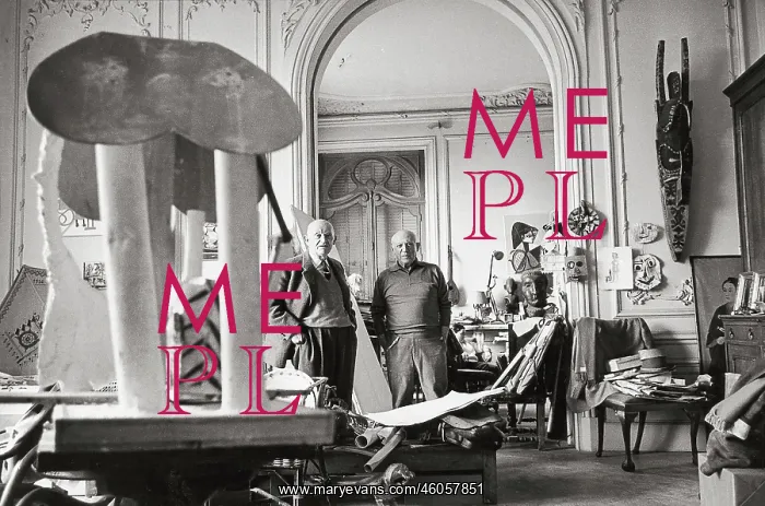 : Pablo Picasso with Daniel-Henry Kahnweiler : Pablo Picasso with Daniel-Henry Kahnweiler