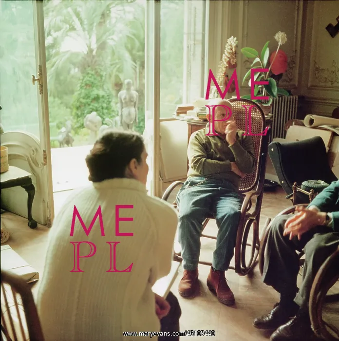 : Pablo Picasso wit Jacqueline Roque : Pablo Picasso wit Jacqueline Roque