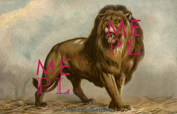  : Pacing Lion, by Landseer