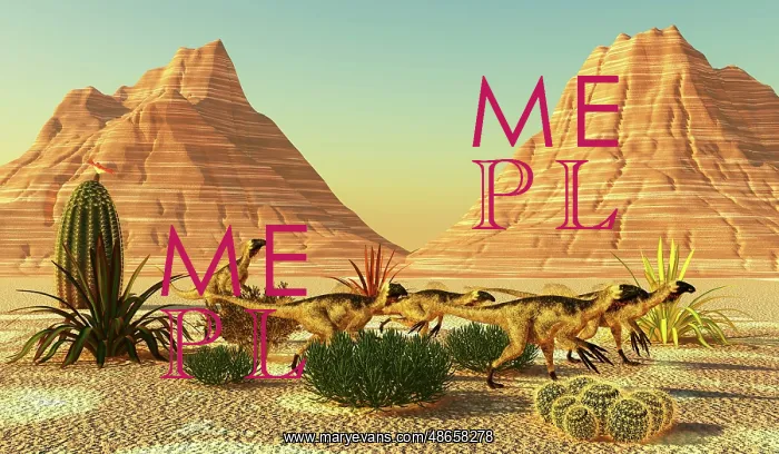 : A pack of Beipiaosaurus dinosaurs travel through : A pack of Beipiaosaurus dinosaurs travel through