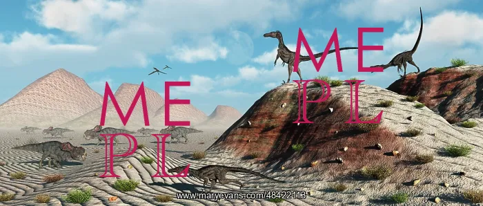 : A pack of velociraptors stalking a herd of Protoceratops : A pack of velociraptors stalking a herd of Protoceratops