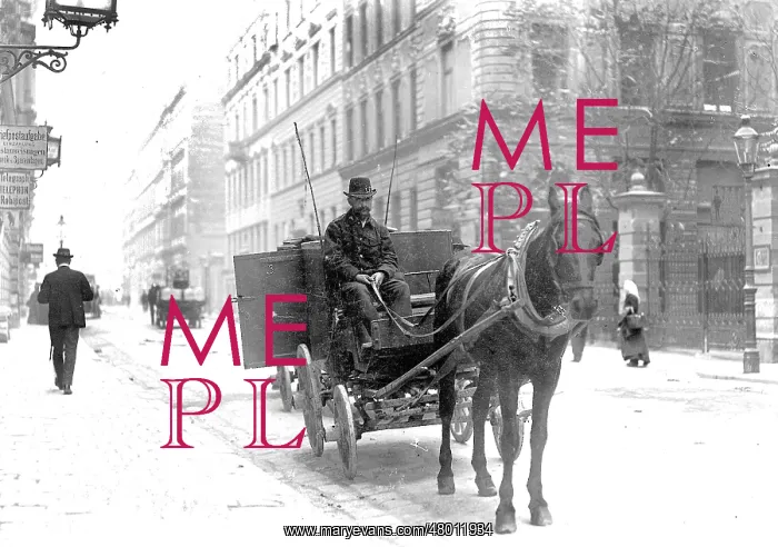 : package post wagon in Vienna, 1909 : package post wagon in Vienna, 1909