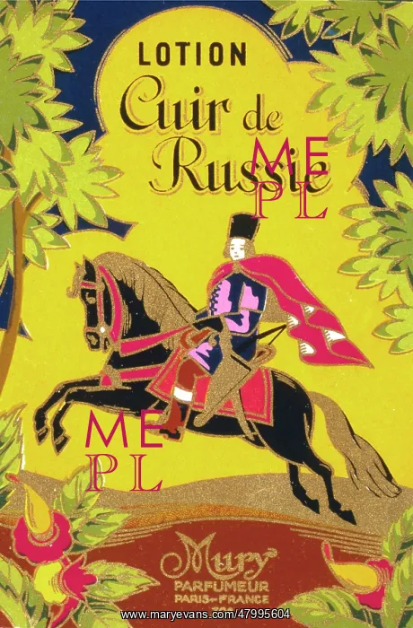 : Packaging design for Lotion Cuir de Russie : Packaging design for Lotion Cuir de Russie