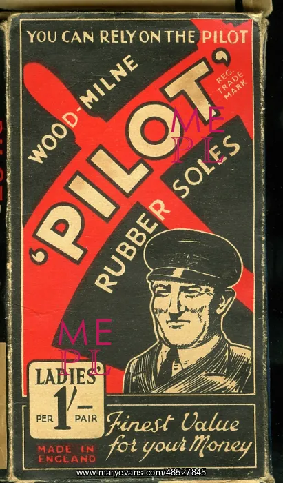 : Packaging, Wood-Milne Pilot Rubber Soles : Packaging, Wood-Milne Pilot Rubber Soles