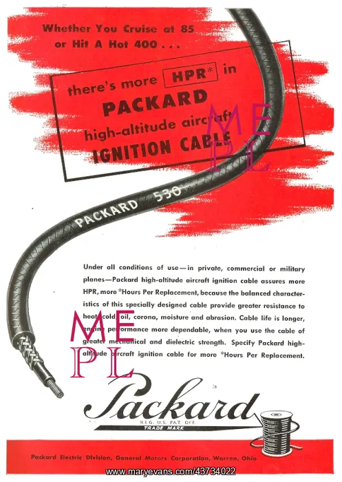 : Packard Ignition Cables : Packard Ignition Cables
