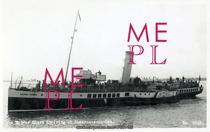 : Paddle steamer Medway Queen, Sheerness, Kent : Paddle steamer Medway Queen, Sheerness, Kent