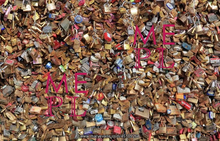 : Padlocks, Pont des Arts : Padlocks, Pont des Arts