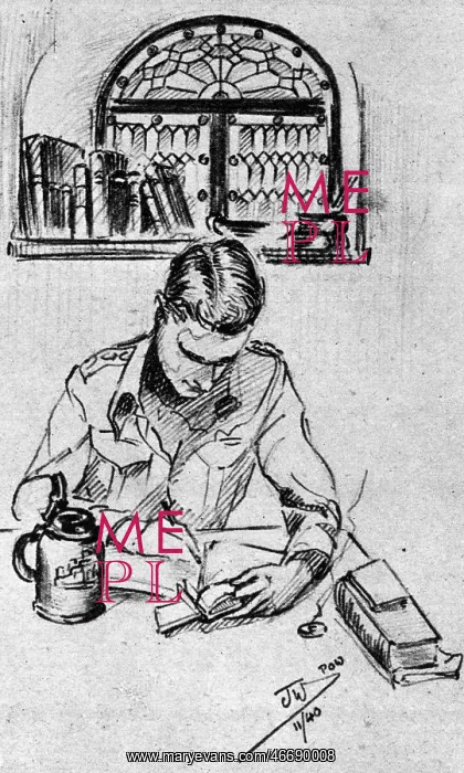 : The Padre's room, Posen, 1941 : The Padre's room, Posen, 1941