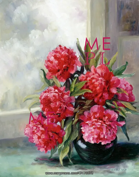  : Paeonies ? pink paeonies in a vase
