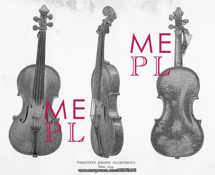 : Paganini's violin by Guarnerius : Paganini's violin by Guarnerius