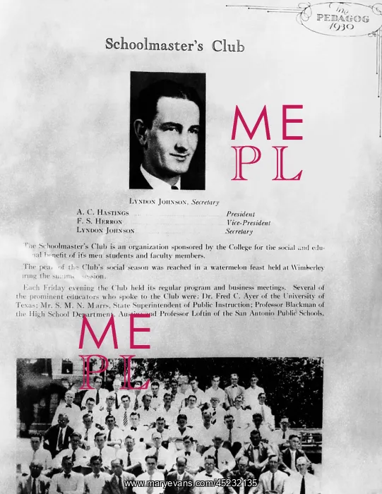 : Page from the 1930 yearbook of the Southwest ? : Page from the 1930 yearbook of the Southwest ?