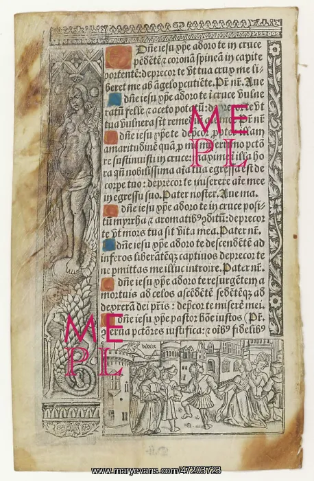 : PAGE, BOOK OF HOURS (2) : PAGE, BOOK OF HOURS (2)