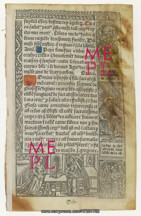 : PAGE, BOOK OF HOURS : PAGE, BOOK OF HOURS
