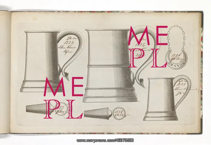  : Page from a catalogue of domestic silverware