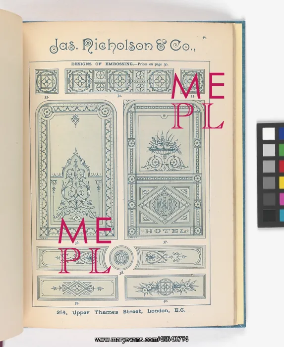 : Page from Catalogue of Materials for House Painting and Gla : Page from Catalogue of Materials for House Painting and Gla