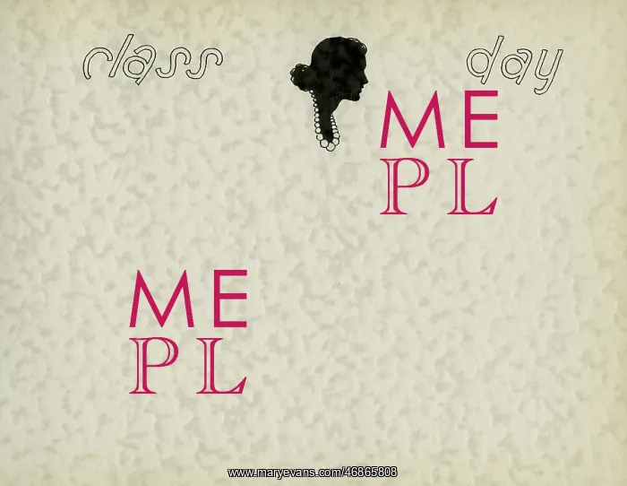 : Page design, class and day, School Silhouettes : Page design, class and day, School Silhouettes