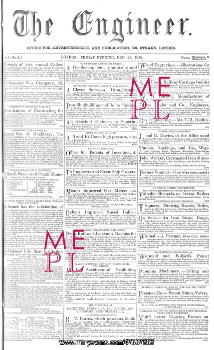 : Front Page of The Engineer : Front Page of The Engineer