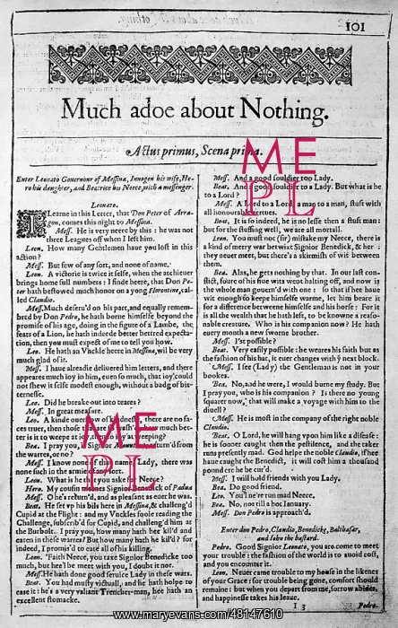 : Page of the first Shakespeare folio, 1902 : Page of the first Shakespeare folio, 1902